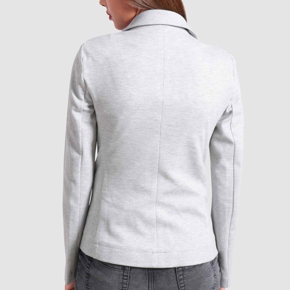 OLGYN Women’s Single Breasted Gray Blazer - Picture 2 of 4